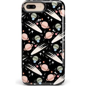Casely iPhone 6/7/8 Plus Case | Make Your Mark | Crayola Paint Case(To The Moon & Back | Outer Space)