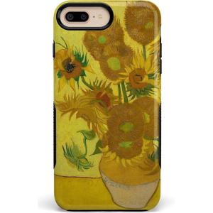 Casely iPhone 6/7/8 Plus Case | Make Your Mark | Crayola Paint Case(Van Gogh | Sunflowers | Floral)