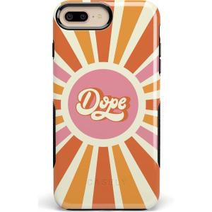 Casely iPhone 6/7/8 Plus Case | Make Your Mark | Crayola Paint Case(You’re Dope | Retro Colorblock)