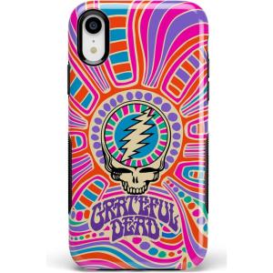 Casely iPhone XR Case | Make Your Mark | Crayola Paint Case(Art of Chaos | Grateful Dead Skull)