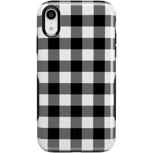 Casely iPhone XR Case | Make Your Mark | Crayola Paint Case(Check Me Out | Checkerboard)