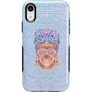 Casely iPhone XR Case | Make Your Mark | Crayola Paint Case(Frida Kahlo | Vida y Muerte | Dotted Skull)