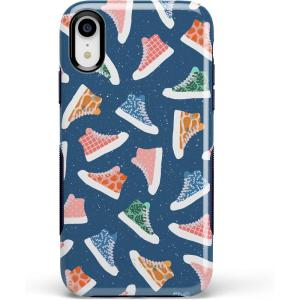 Casely iPhone XR Case | Make Your Mark | Crayola Paint Case(If The Shoe Fits | High Top Sneaker)