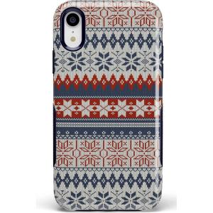 Casely iPhone XR Case | Make Your Mark | Crayola Paint Case(Sweater Weather | Holiday Knit)