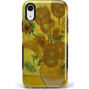 Casely iPhone XR Case | Make Your Mark | Crayola Paint Case(Van Gogh | Sunflowers | Floral)