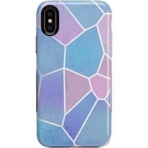 Casely iPhone Xs Max Case | Make Your Mark | Crayola Paint Case(06 Holographic Metallic Stained Glass Marble)