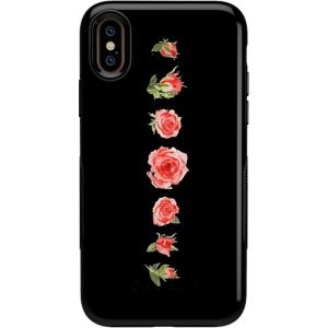 Casely iPhone Xs Max Case | Make Your Mark | Crayola Paint Case(Accept the Rose | Blooming Red Rose Floral)