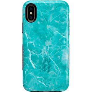 Casely iPhone Xs Max Case | Make Your Mark | Crayola Paint Case(Beautiful Teal Blue Seaglass)