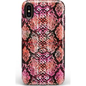 Casely iPhone Xs Max Case | Make Your Mark | Crayola Paint Case(Snake Along | Red Snake Skin)