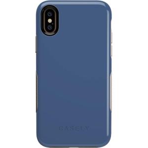 Casely iPhone Xs Max Case | Make Your Mark | Crayola Paint Case(Steel Blue on Nude)