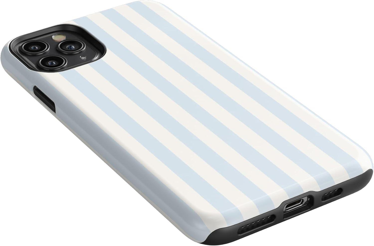 imageCasely iPhone 11 Pro Case  Make Your Mark  Crayola Paint CaseBlue Stripes  Sunday Best