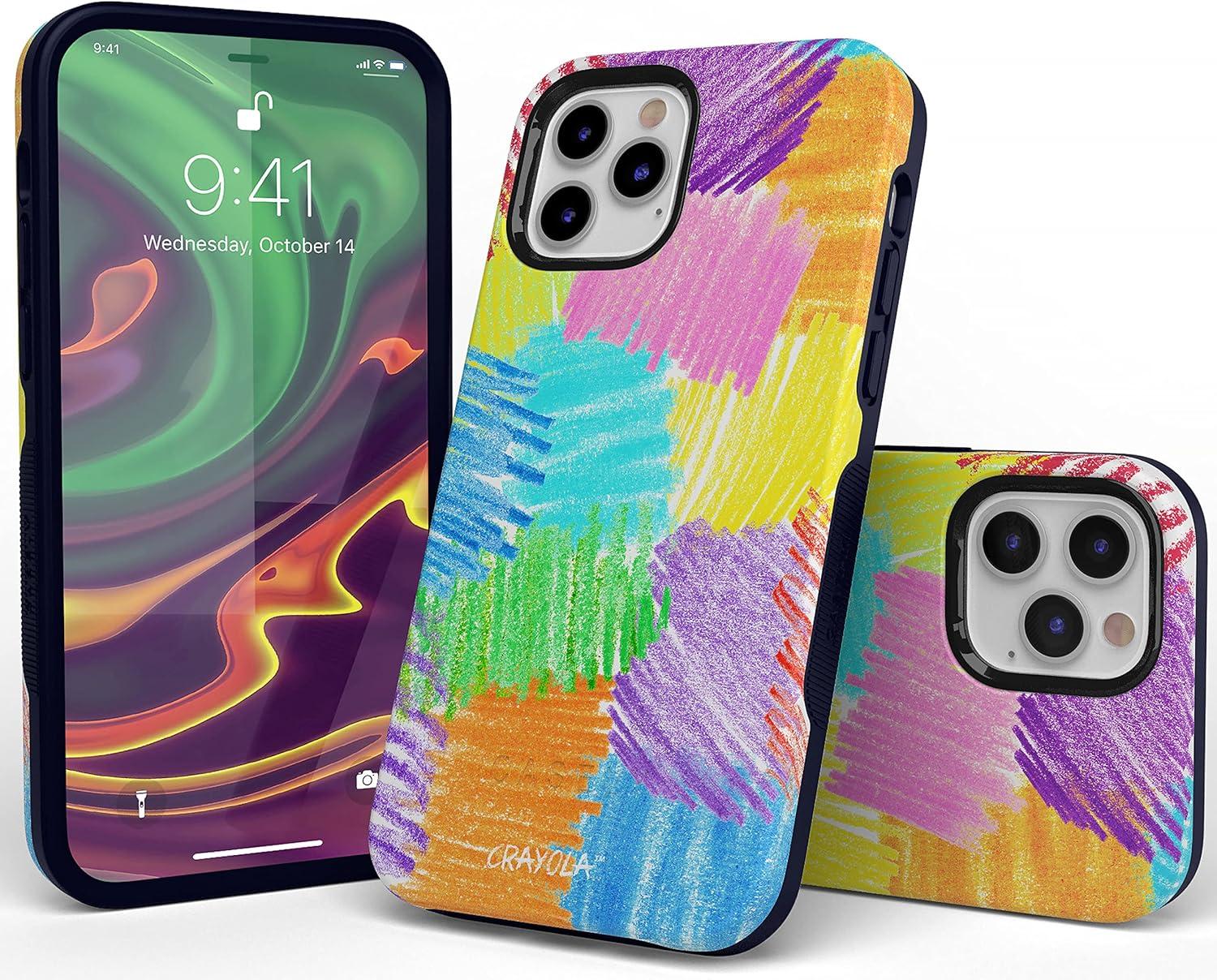 imageCasely iPhone 11 Pro Case  Make Your Mark  Crayola Paint CaseCrayola  Scribble Me That  Rainbow Pencil