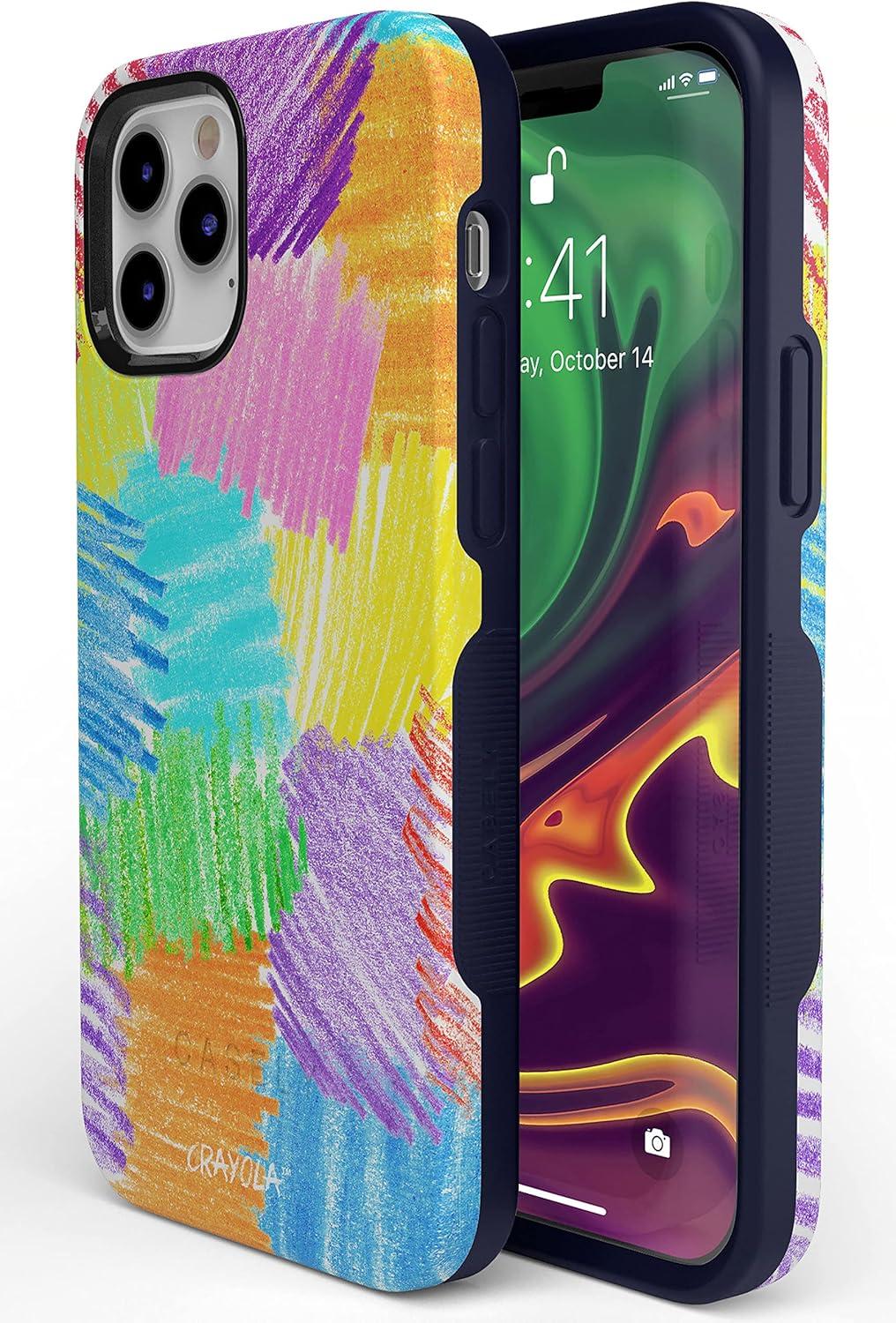 imageCasely iPhone 11 Pro Case  Make Your Mark  Crayola Paint CaseCrayola  Scribble Me That  Rainbow Pencil