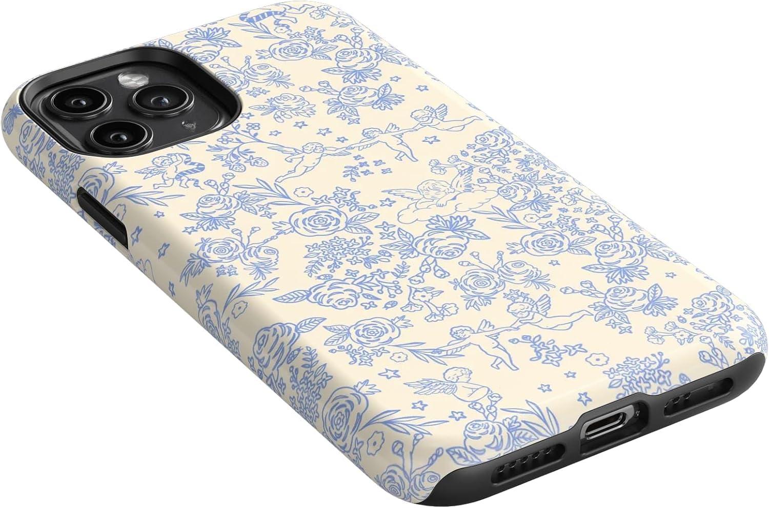 imageCasely iPhone 11 Pro Case  Make Your Mark  Crayola Paint CaseCupids Canvas  Periwinkle Floral