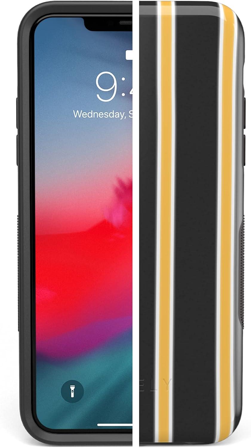 imageCasely iPhone 11 Pro Case  Make Your Mark  Crayola Paint CaseFine Lines Mustard Yellow Pinstripe