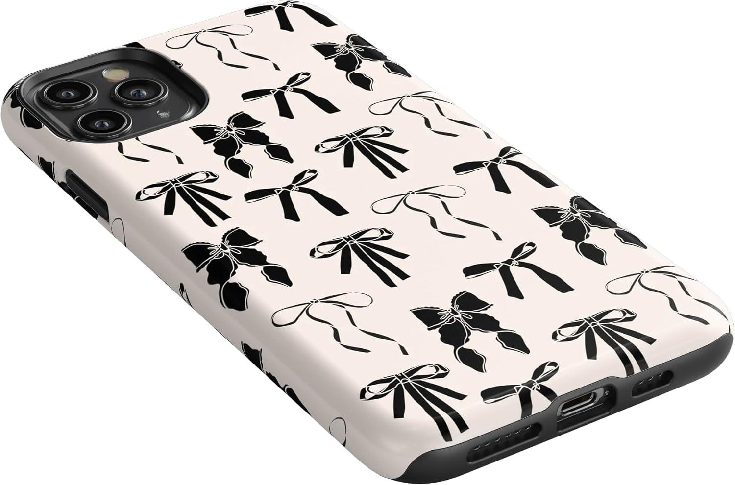 imageCasely iPhone 11 Pro Case  Make Your Mark  Crayola Paint CaseGoth Girlie  Black Bows