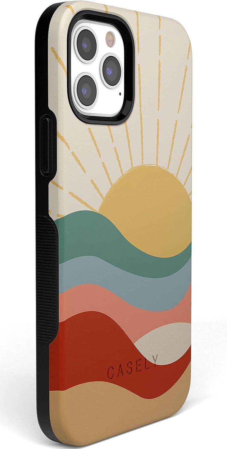 imageCasely iPhone 11 Pro Case  Make Your Mark  Crayola Paint CaseHere Comes the Sun  Colorblock Sunset