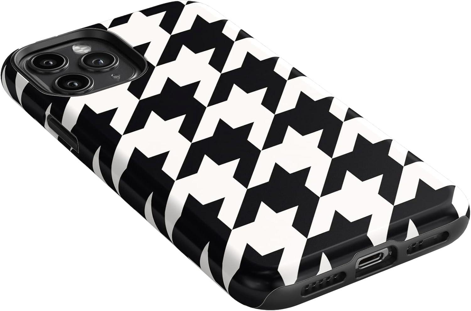 imageCasely iPhone 11 Pro Case  Make Your Mark  Crayola Paint CaseHoundstooth  High Contrast