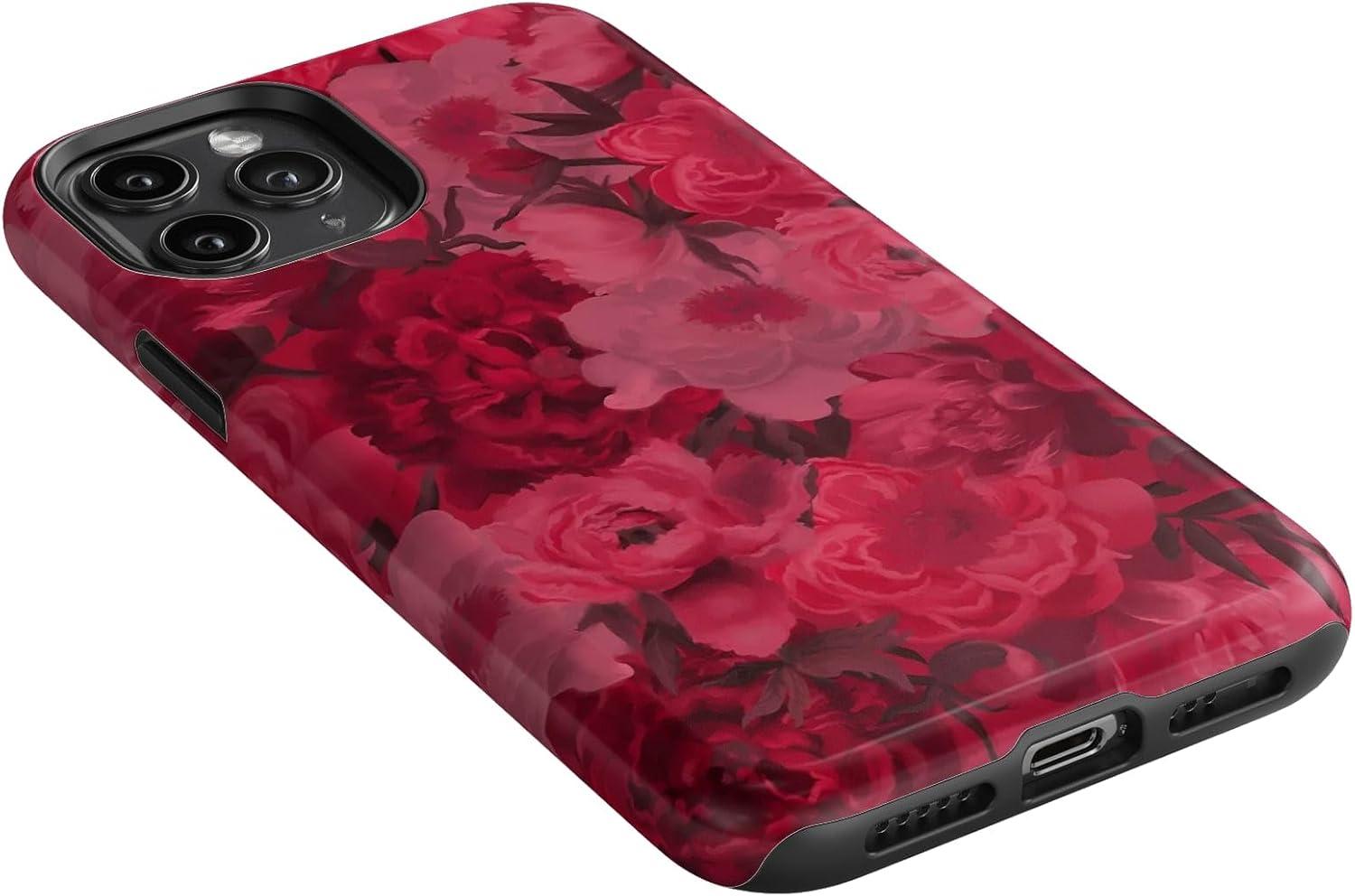 imageCasely iPhone 11 Pro Case  Make Your Mark  Crayola Paint CaseRomance Novel  Moody Floral
