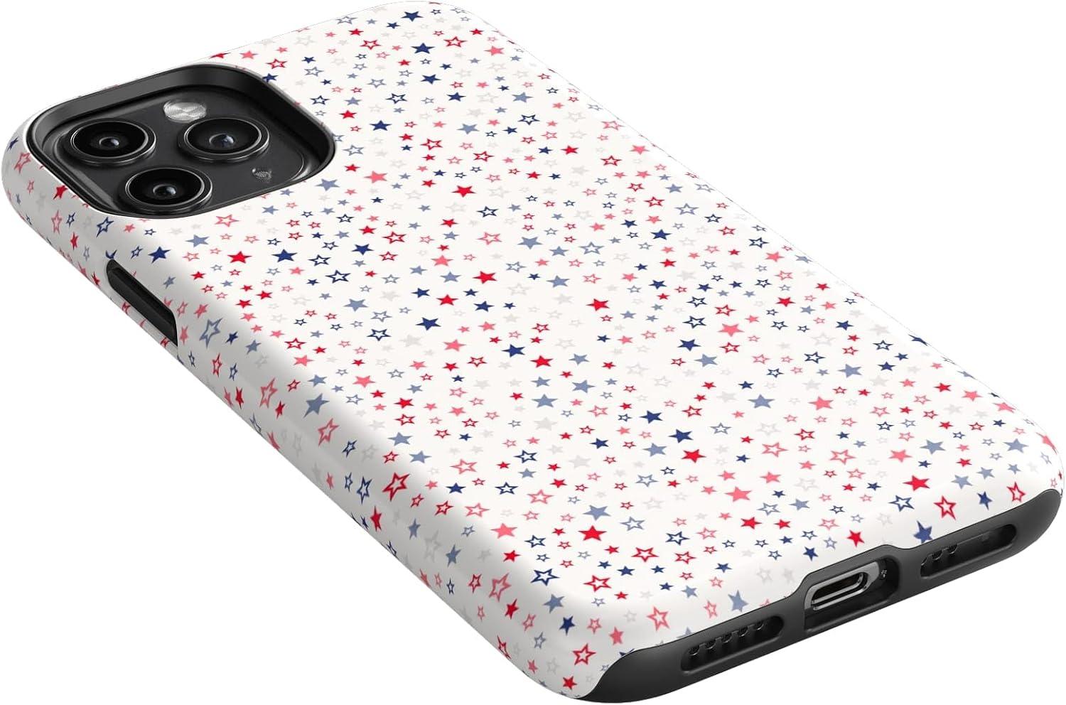 imageCasely iPhone 11 Pro Case  Make Your Mark  Crayola Paint CaseSeeing Stars  Red  White  Blue