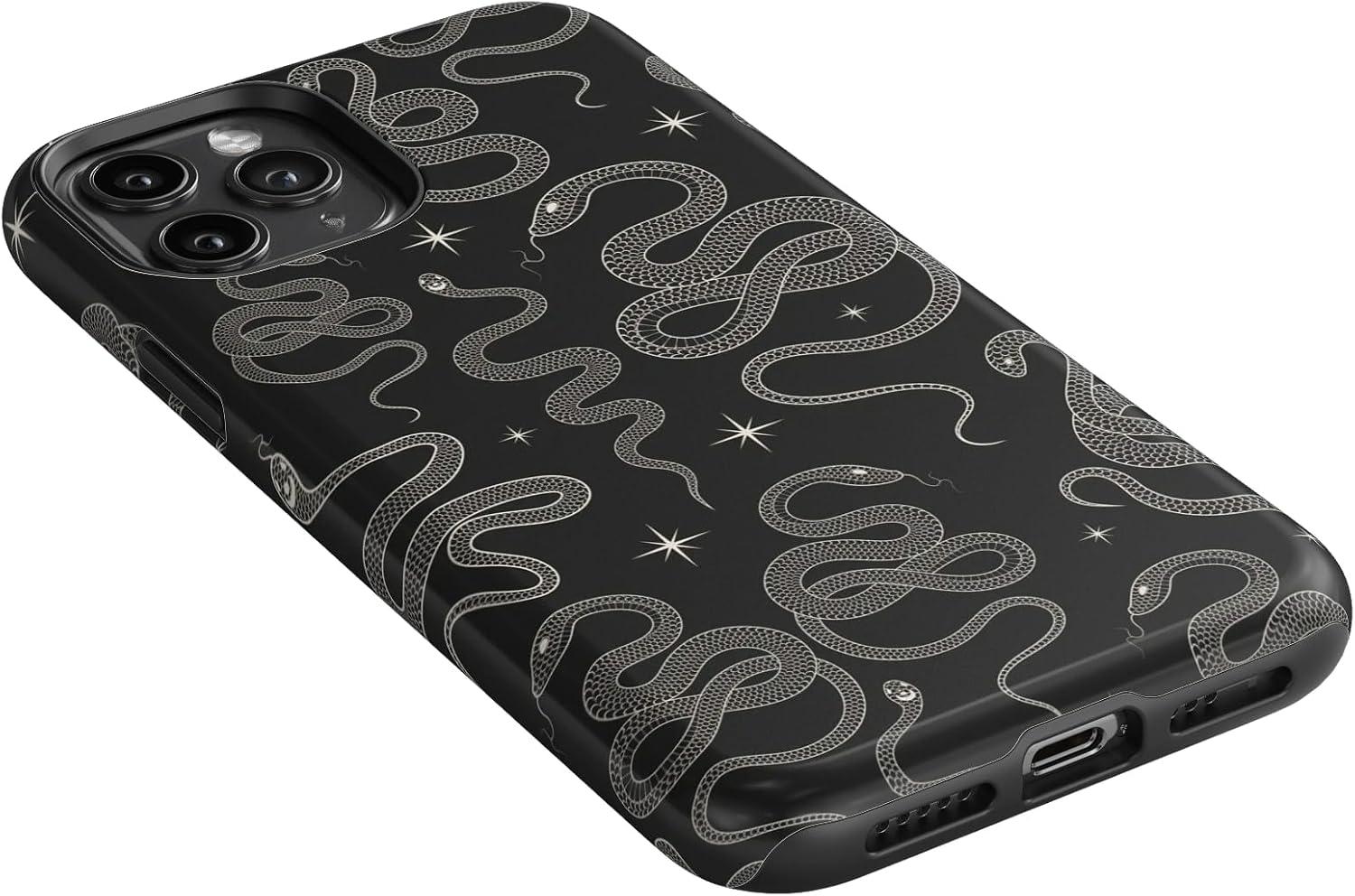 imageCasely iPhone 11 Pro Case  Make Your Mark  Crayola Paint CaseWere Ready For It  Black Serpent