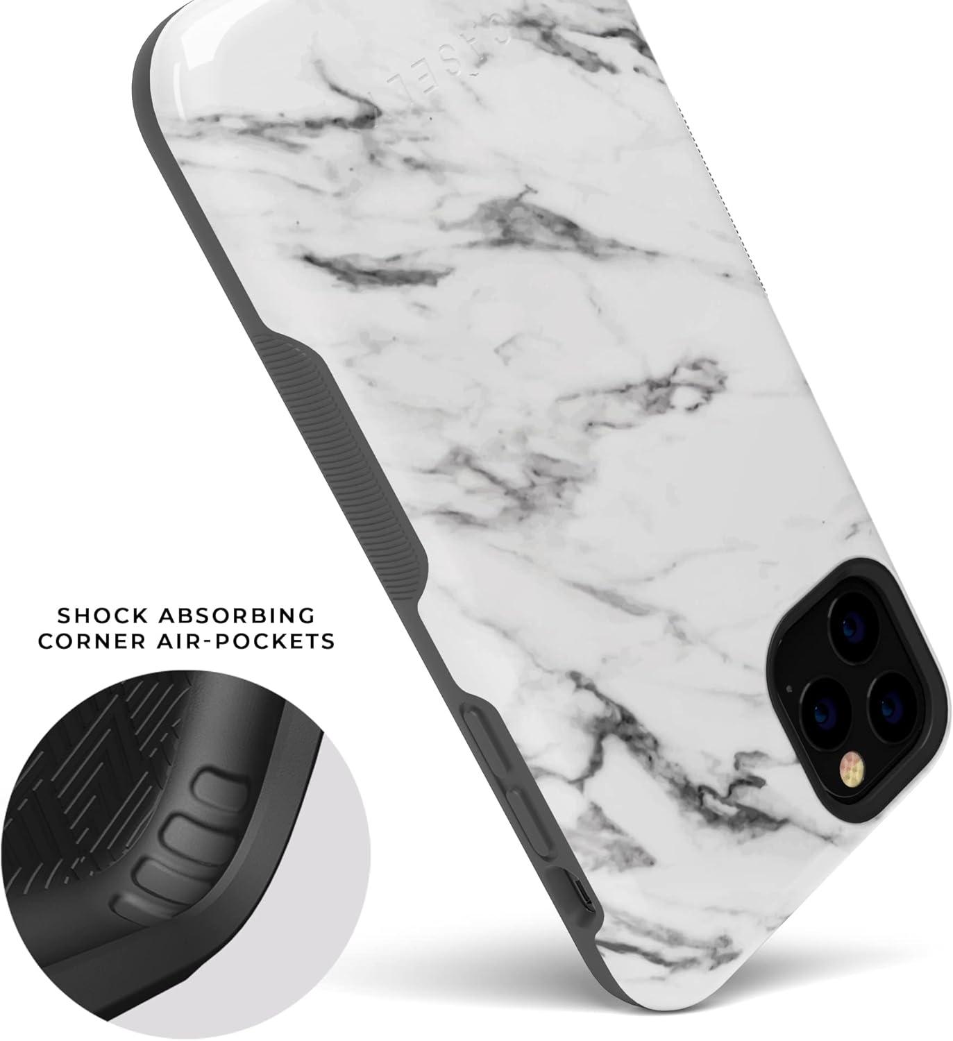 imageCasely iPhone 11 Pro Case  Make Your Mark  Crayola Paint CaseWhite Marble