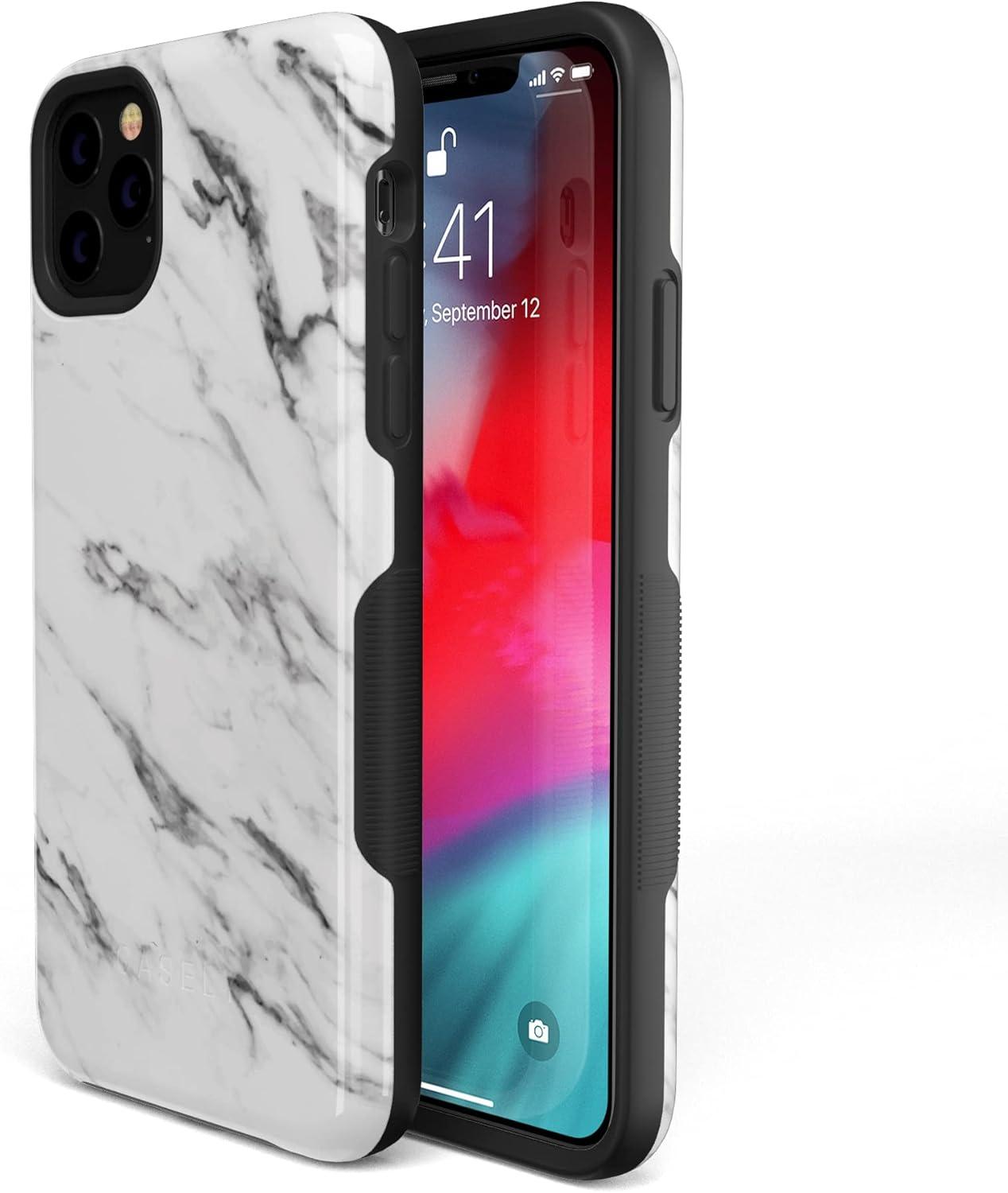 imageCasely iPhone 11 Pro Case  Make Your Mark  Crayola Paint CaseWhite Marble