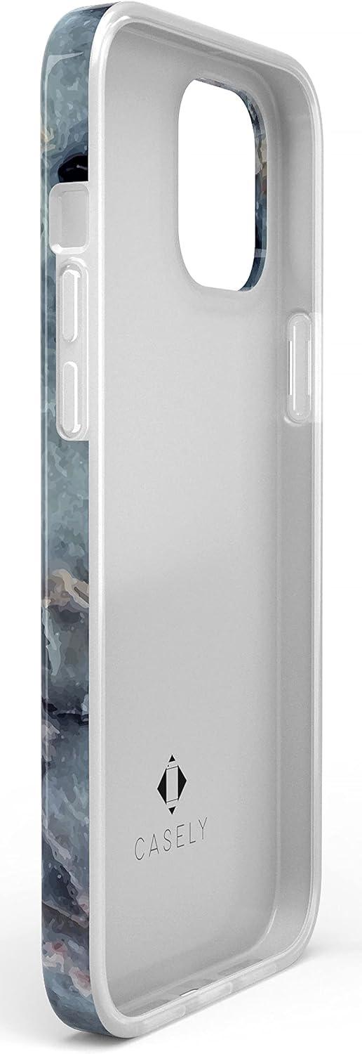 imageCasely iPhone 11 Pro Floral Case  Rose to Fame Coquette  Blue amp White Rose CaseBlue Marble