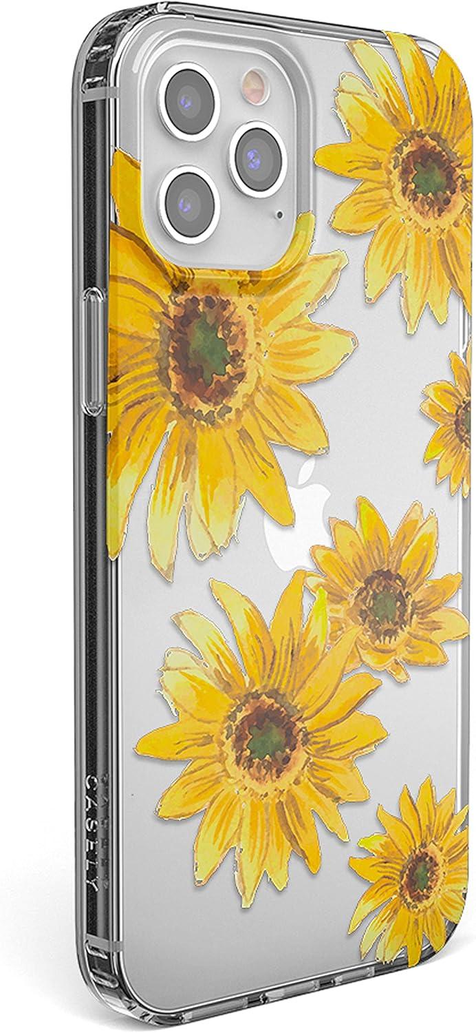 imageCasely iPhone 11 Pro Floral Case  Rose to Fame Coquette  Blue amp White Rose CaseBright Yellow Sunflowers Floral
