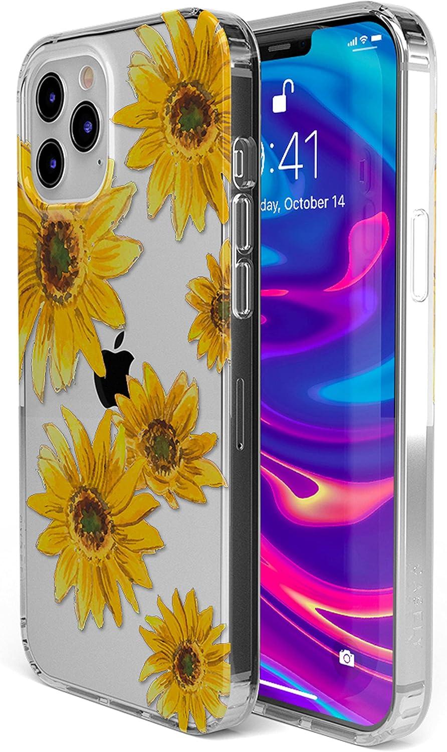 imageCasely iPhone 11 Pro Floral Case  Rose to Fame Coquette  Blue amp White Rose CaseBright Yellow Sunflowers Floral