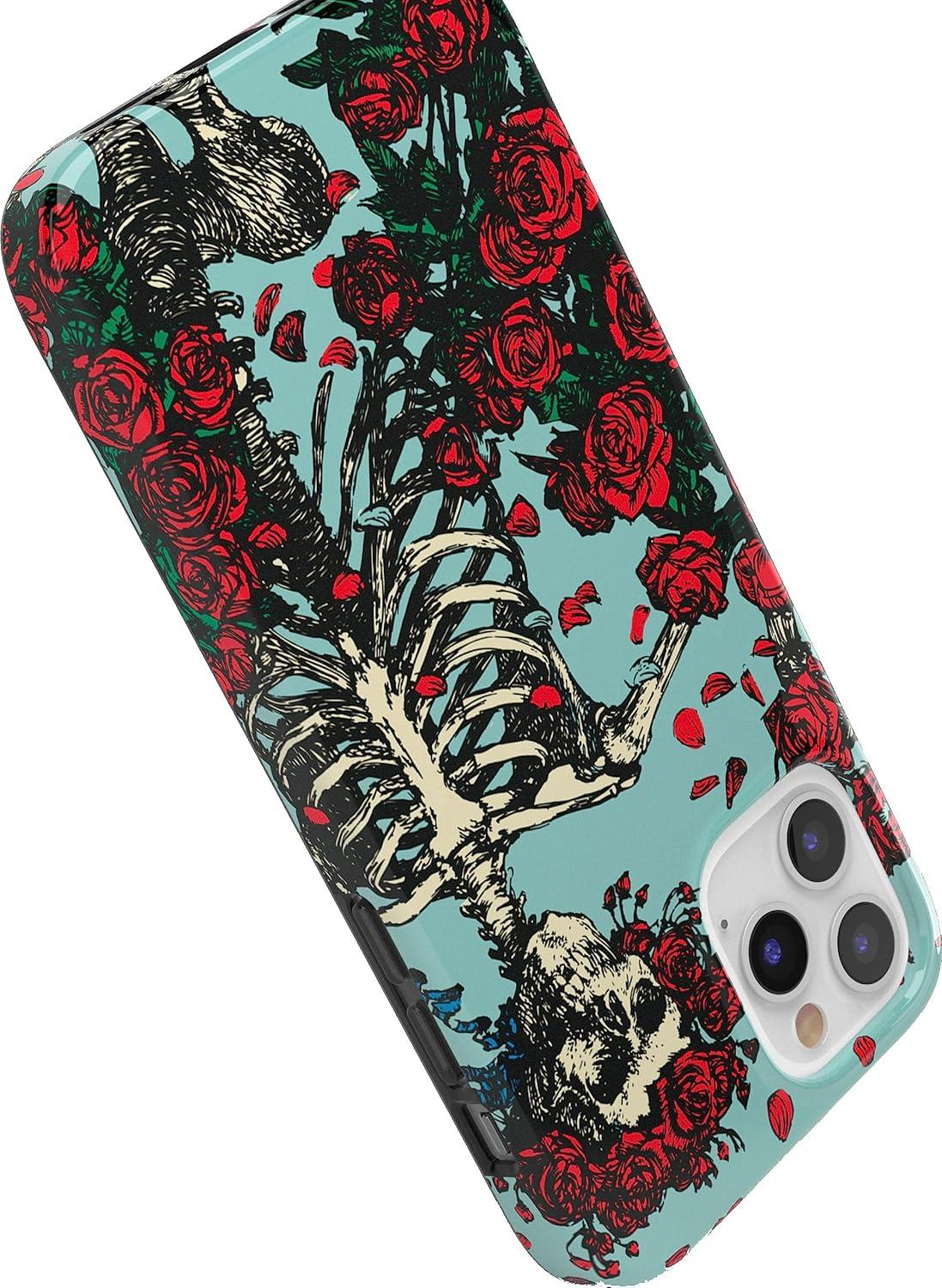 imageCasely iPhone 11 Pro Floral Case  Rose to Fame Coquette  Blue amp White Rose CaseGrateful Dead  Forever Grateful  Skeleton Floral