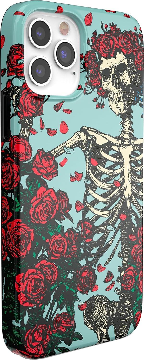 imageCasely iPhone 11 Pro Floral Case  Rose to Fame Coquette  Blue amp White Rose CaseGrateful Dead  Forever Grateful  Skeleton Floral