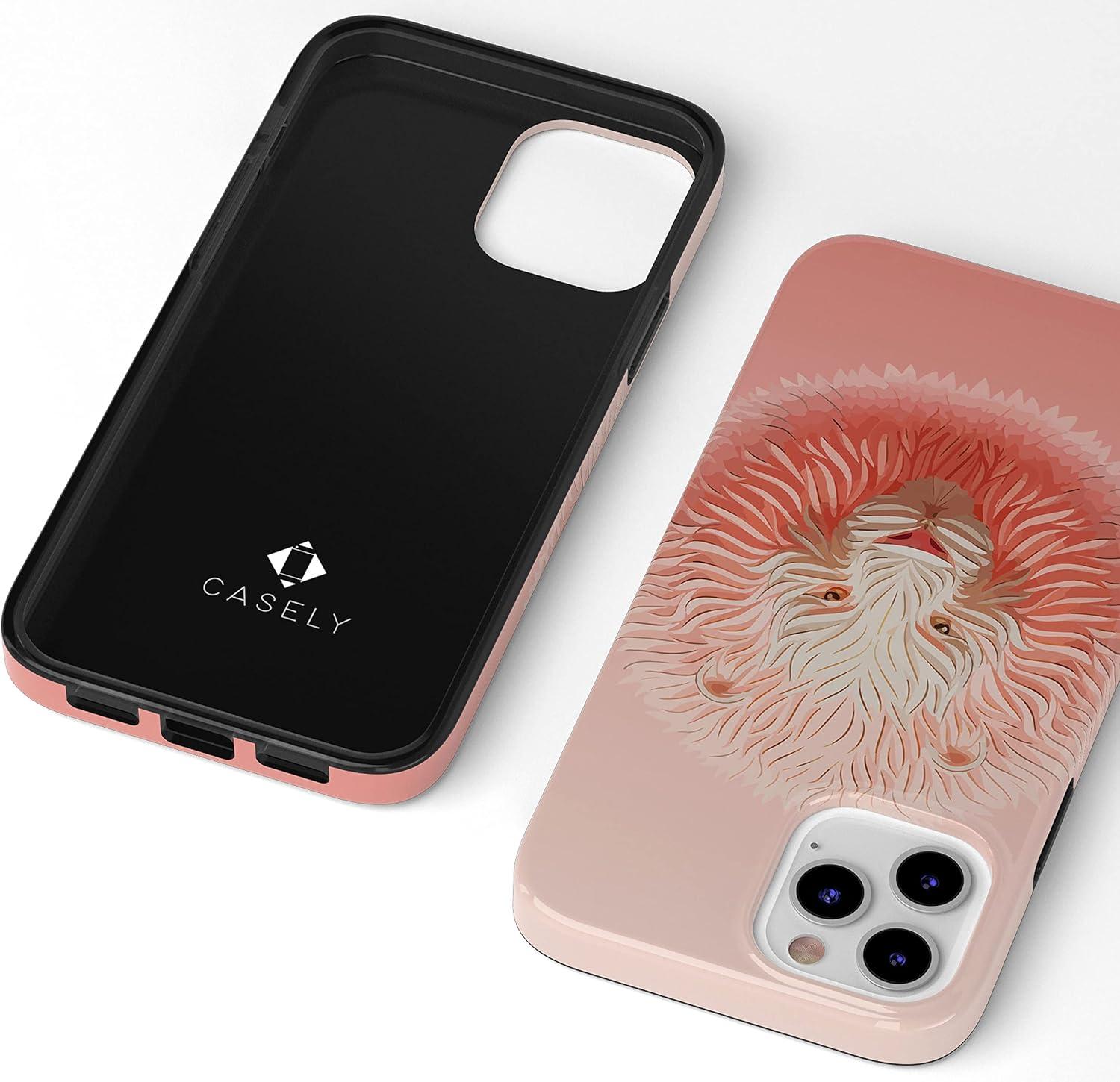 imageCasely iPhone 11 Pro Floral Case  Rose to Fame Coquette  Blue amp White Rose CaseHear Me Roar  Blush Lion