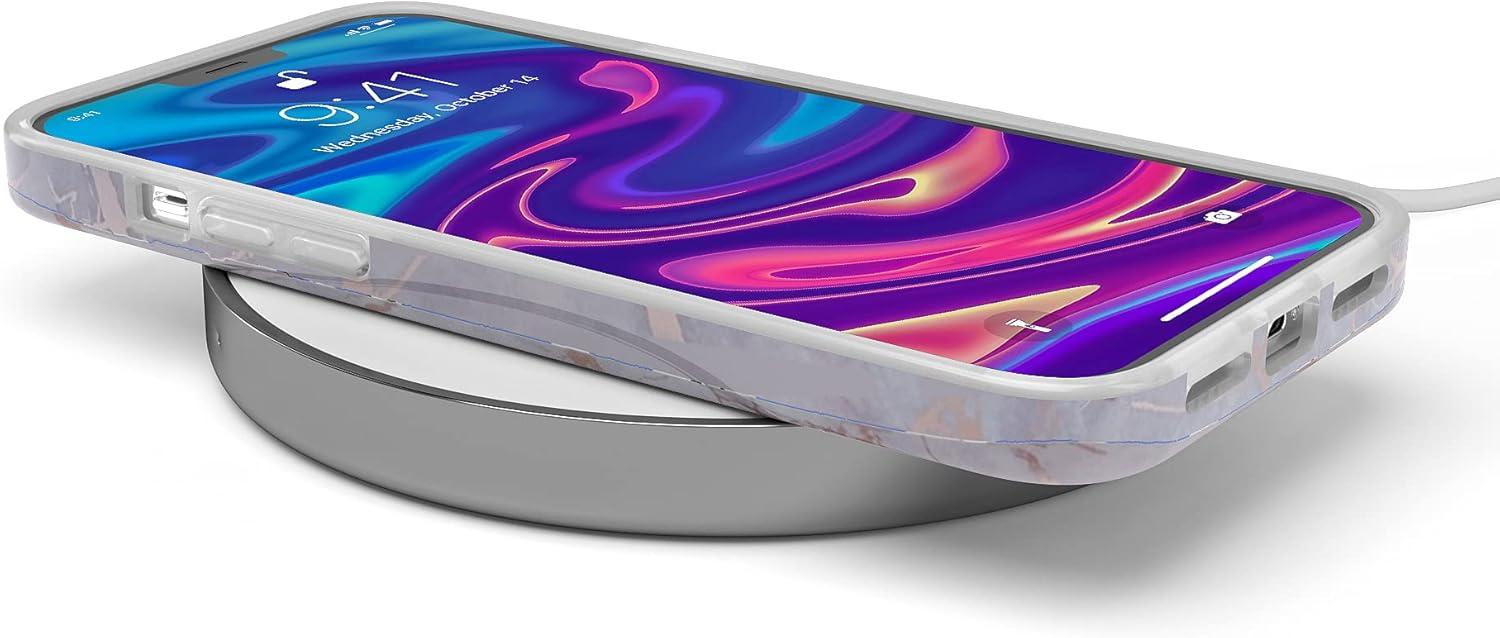 imageCasely iPhone 11 Pro Floral Case  Rose to Fame Coquette  Blue amp White Rose CaseLavender Gray  Rose Gold Marble