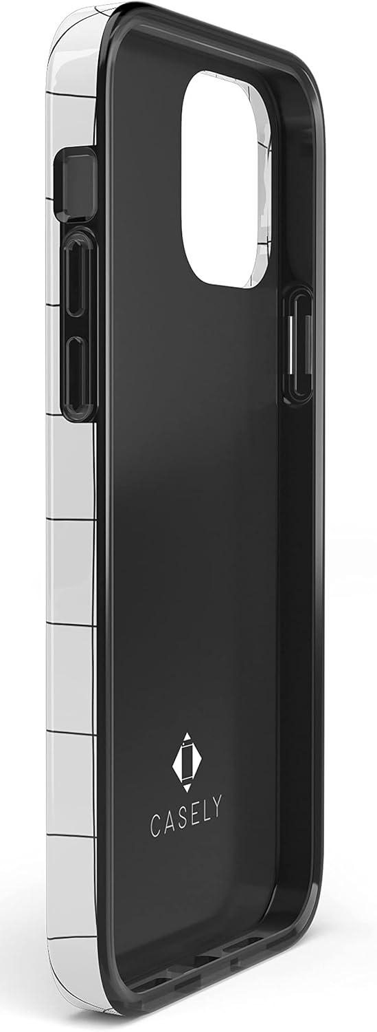 imageCasely iPhone 11 Pro Floral Case  Rose to Fame Coquette  Blue amp White Rose CaseOff the Grid  White  Black Lined