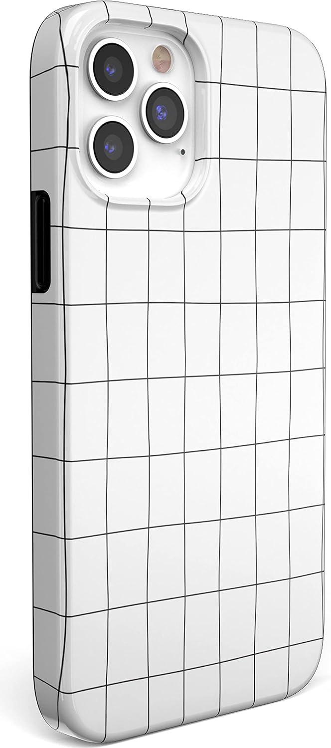 imageCasely iPhone 11 Pro Floral Case  Rose to Fame Coquette  Blue amp White Rose CaseOff the Grid  White  Black Lined