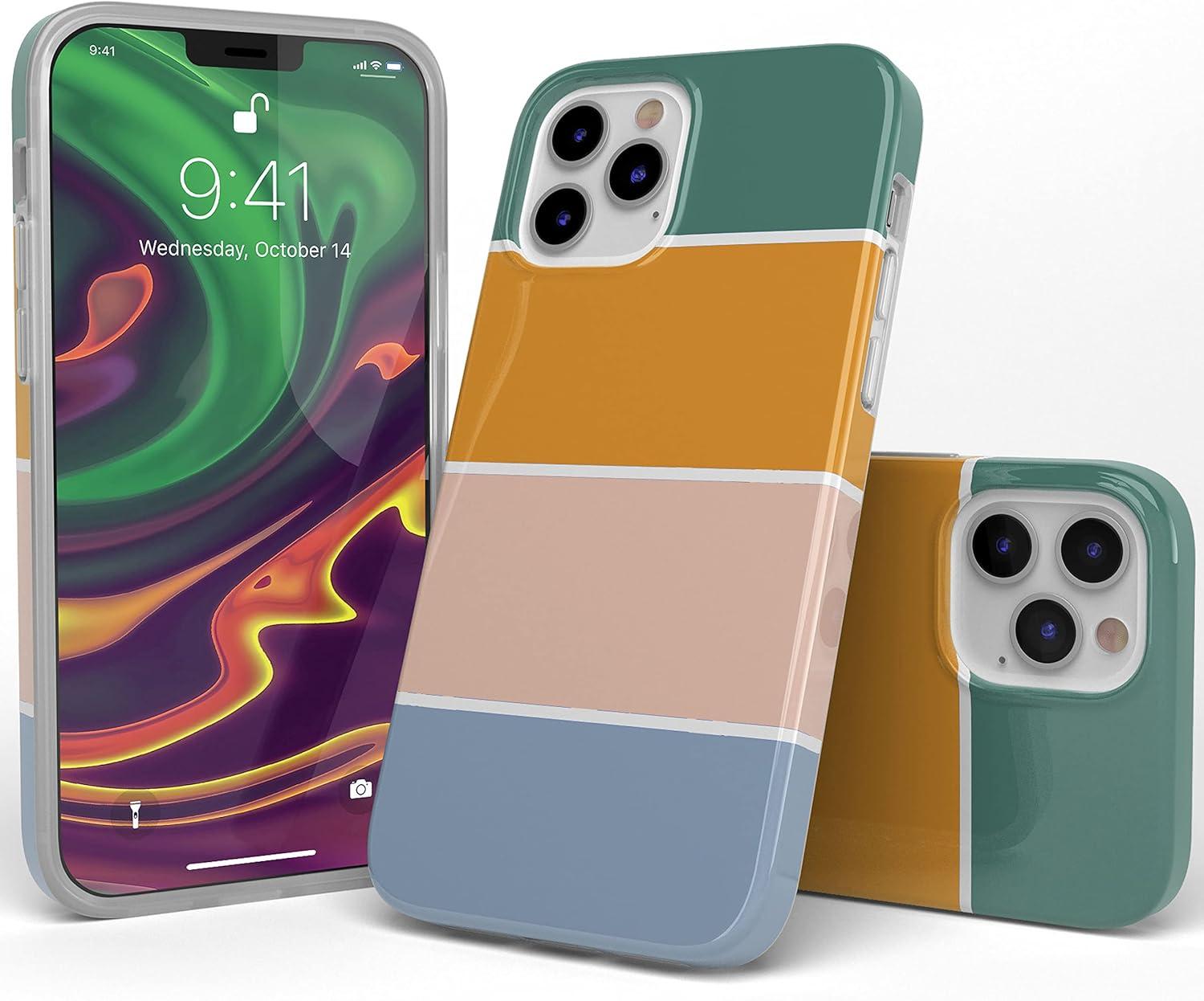 imageCasely iPhone 11 Pro Floral Case  Rose to Fame Coquette  Blue amp White Rose CasePaint The Town  Colorblock Stripes