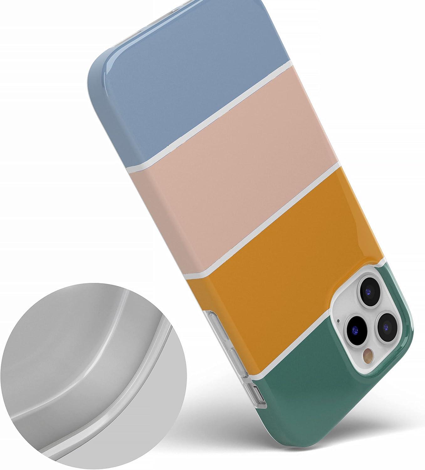 imageCasely iPhone 11 Pro Floral Case  Rose to Fame Coquette  Blue amp White Rose CasePaint The Town  Colorblock Stripes