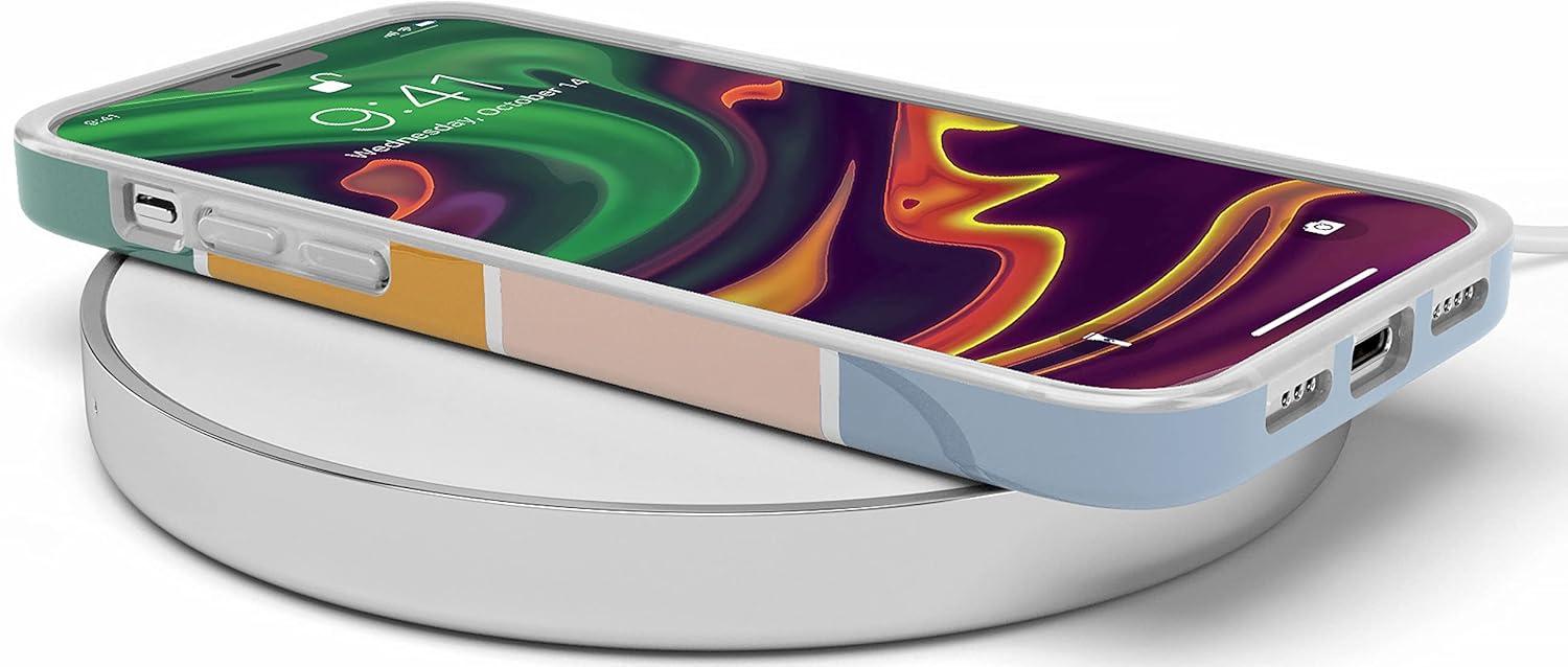 imageCasely iPhone 11 Pro Floral Case  Rose to Fame Coquette  Blue amp White Rose CasePaint The Town  Colorblock Stripes