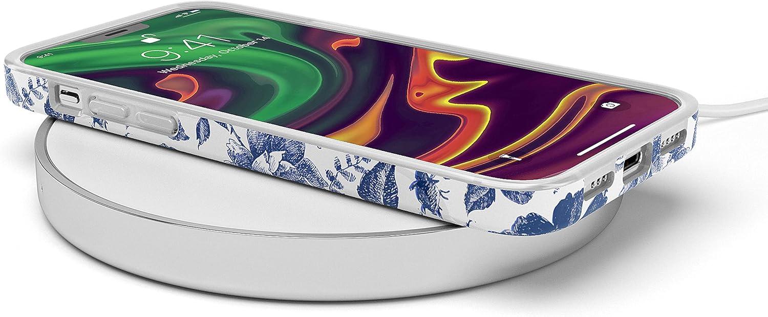 imageCasely iPhone 11 Pro Floral Case  Rose to Fame Coquette  Blue amp White Rose CaseRose to Fame  Blue  White Rose Floral