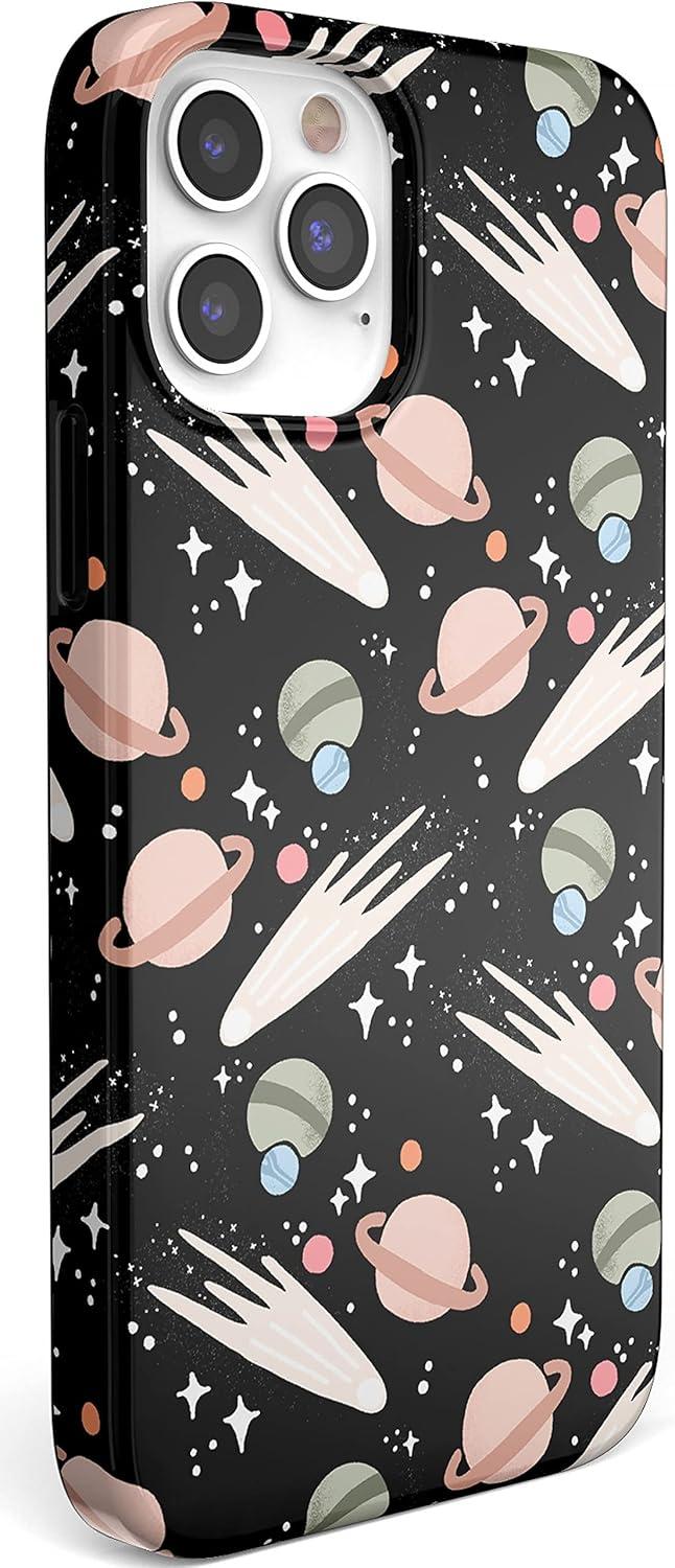 imageCasely iPhone 11 Pro Floral Case  Rose to Fame Coquette  Blue amp White Rose CaseTo The Moon  Back  Outer Space