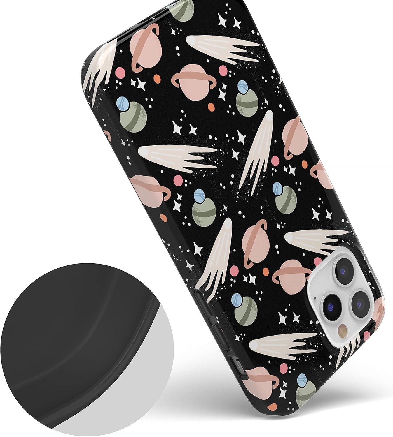 imageCasely iPhone 11 Pro Floral Case  Rose to Fame Coquette  Blue amp White Rose CaseTo The Moon  Back  Outer Space