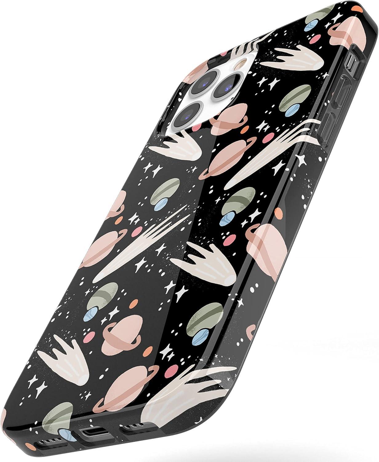 imageCasely iPhone 11 Pro Floral Case  Rose to Fame Coquette  Blue amp White Rose CaseTo The Moon  Back  Outer Space