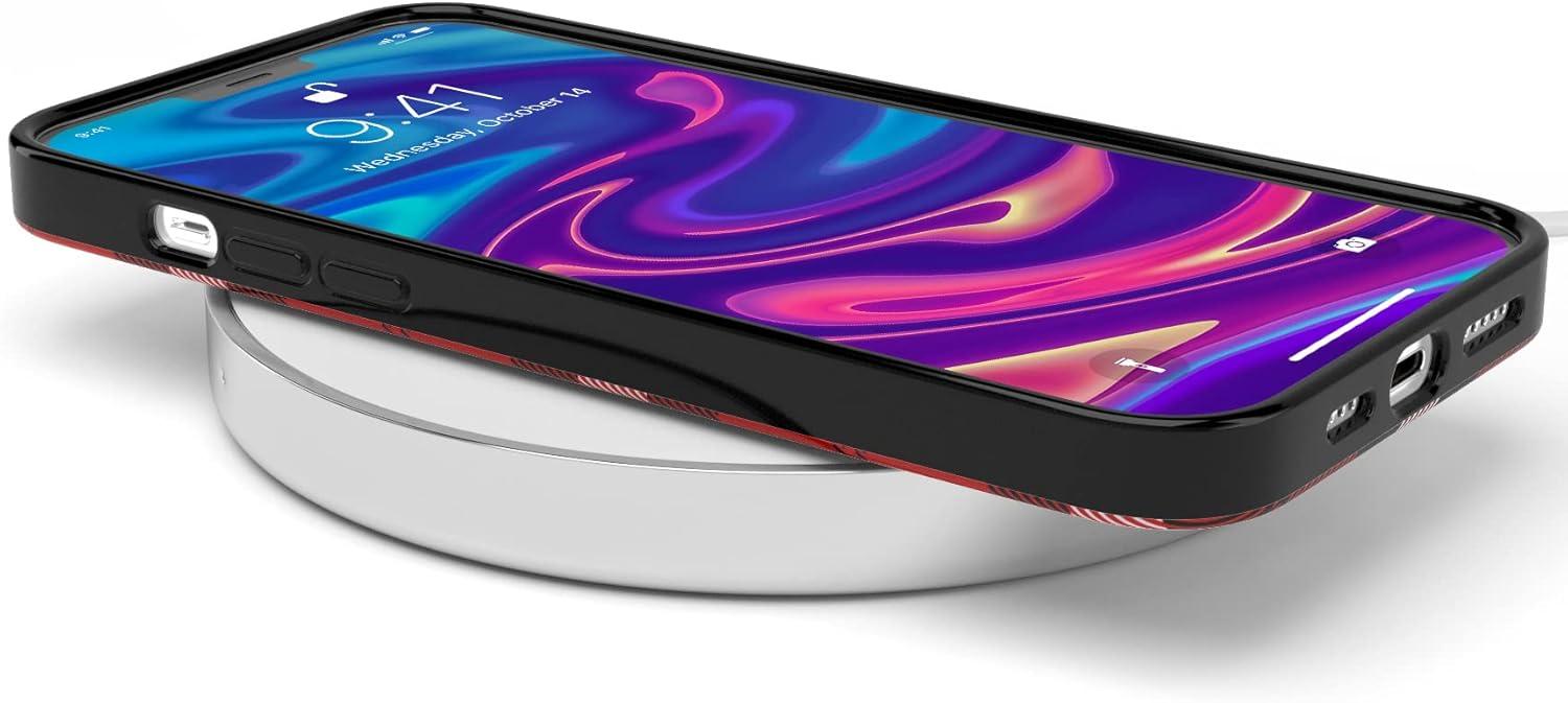 imageCasely iPhone 11 Pro Max Case  Out and About  Light Pink Floral  Classic Ultra Slim DesignAs if Red Plaid