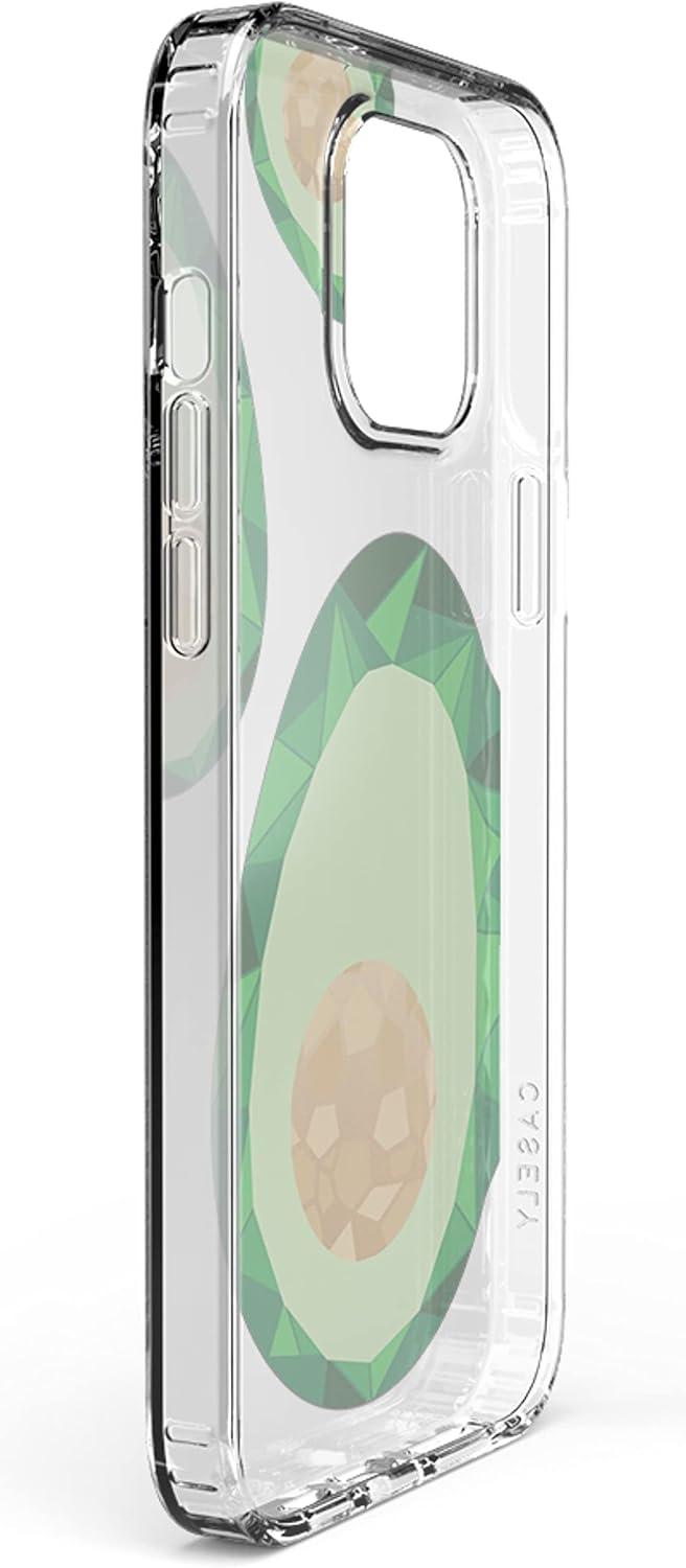 imageCasely iPhone 11 Pro Max Case  Out and About  Light Pink Floral  Classic Ultra Slim DesignAvocado Rose Gold Clear