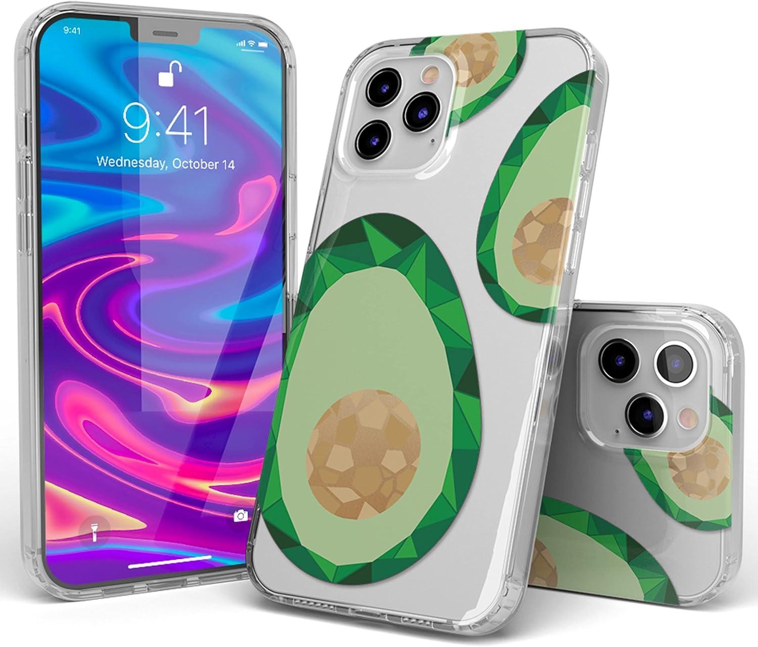 imageCasely iPhone 11 Pro Max Case  Out and About  Light Pink Floral  Classic Ultra Slim DesignAvocado Rose Gold Clear