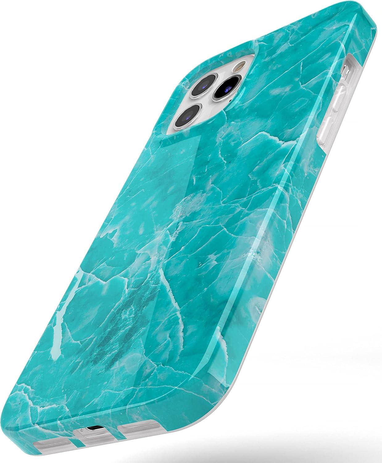 imageCasely iPhone 11 Pro Max Case  Out and About  Light Pink Floral  Classic Ultra Slim DesignBeautiful Teal Blue Seaglass