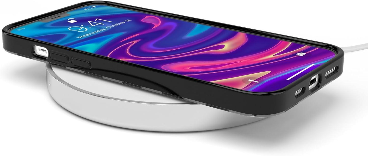 imageCasely iPhone 11 Pro Max Case  Out and About  Light Pink Floral  Classic Ultra Slim DesignCheck Me Out  Checkerboard