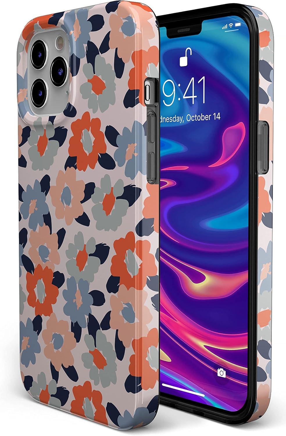 imageCasely iPhone 11 Pro Max Case  Out and About  Light Pink Floral  Classic Ultra Slim DesignField of Flowers  Pastel Floral