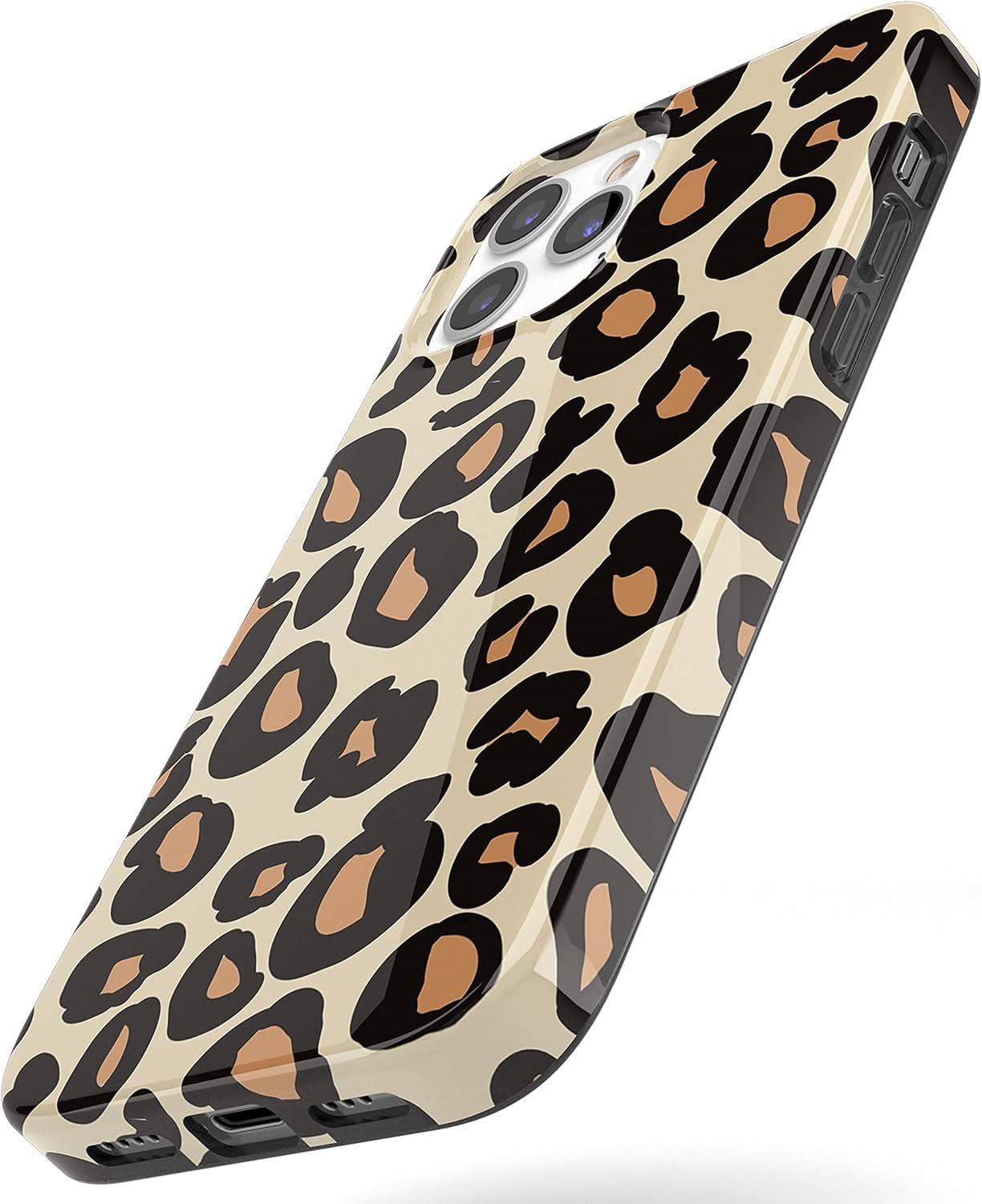 imageCasely iPhone 11 Pro Max Case  Out and About  Light Pink Floral  Classic Ultra Slim DesignInto the Wild  Leopard